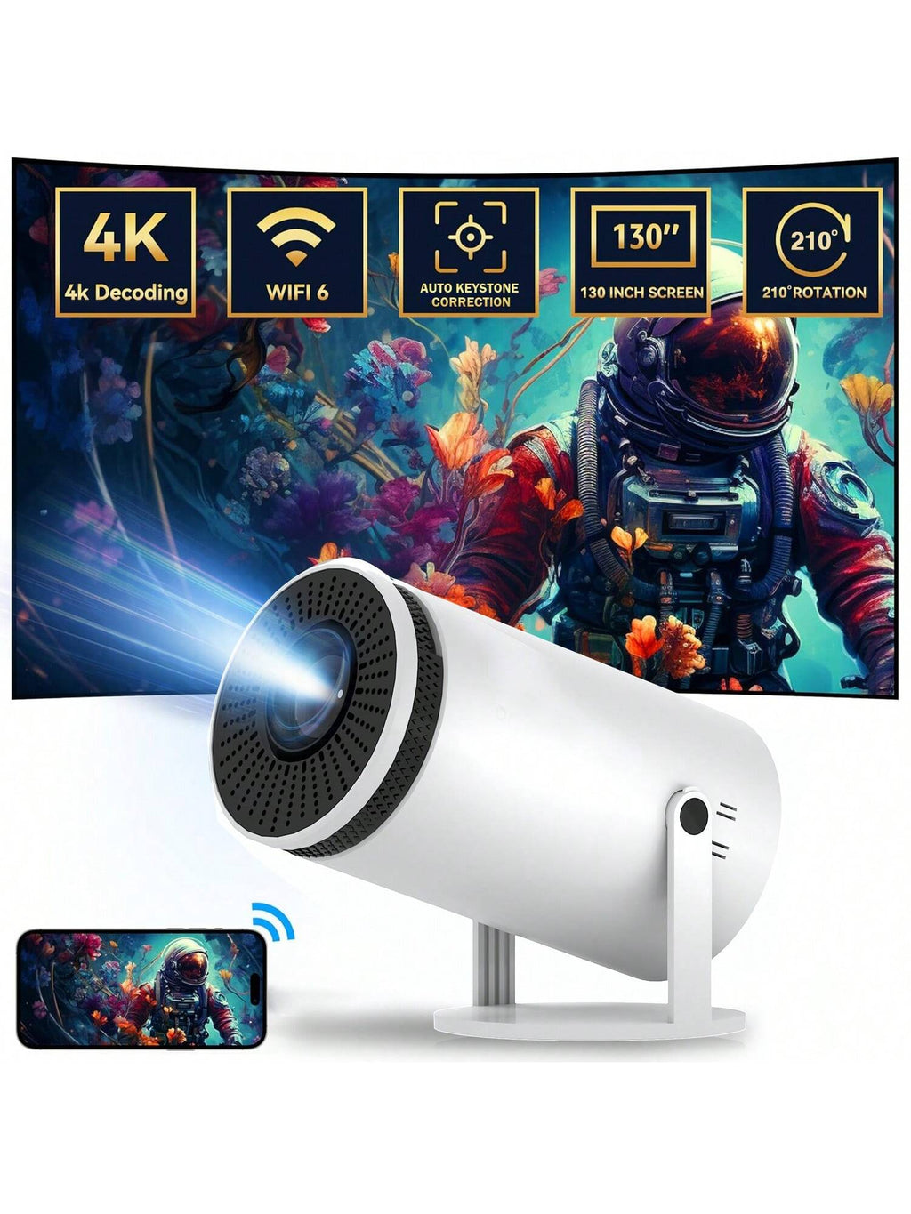 Smart portable mini projector