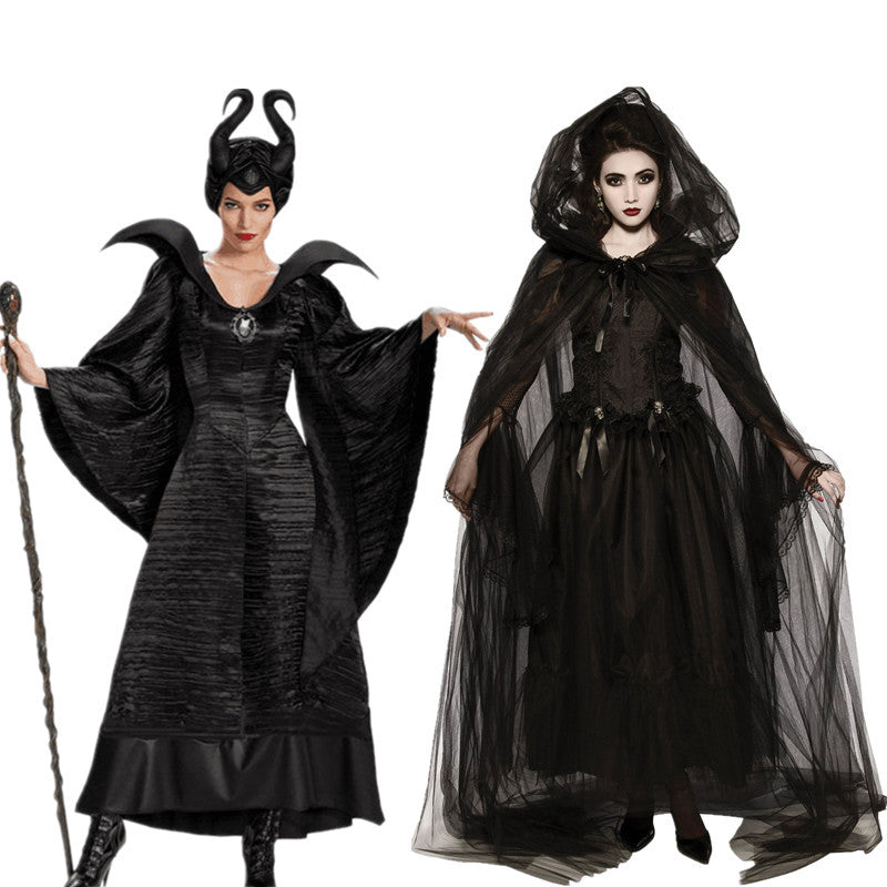 Women's dark sorceress Halloween costume