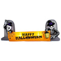 Inflatable skeleton tombstone Halloween yard decoration